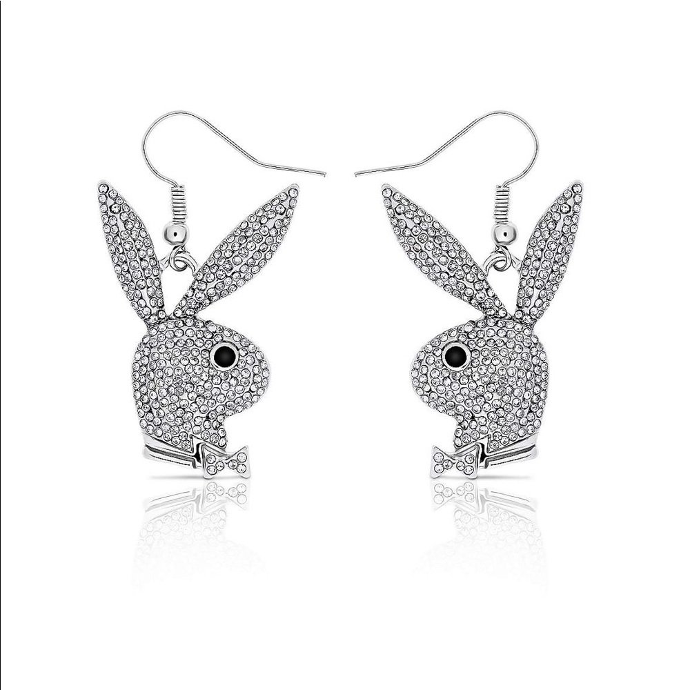 Playboy Bunny Dangle Earrings